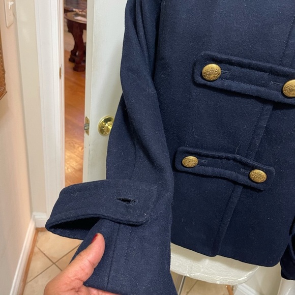 J. Crew Navy Peacoat with Gold Buttons - Picture 6 of 11